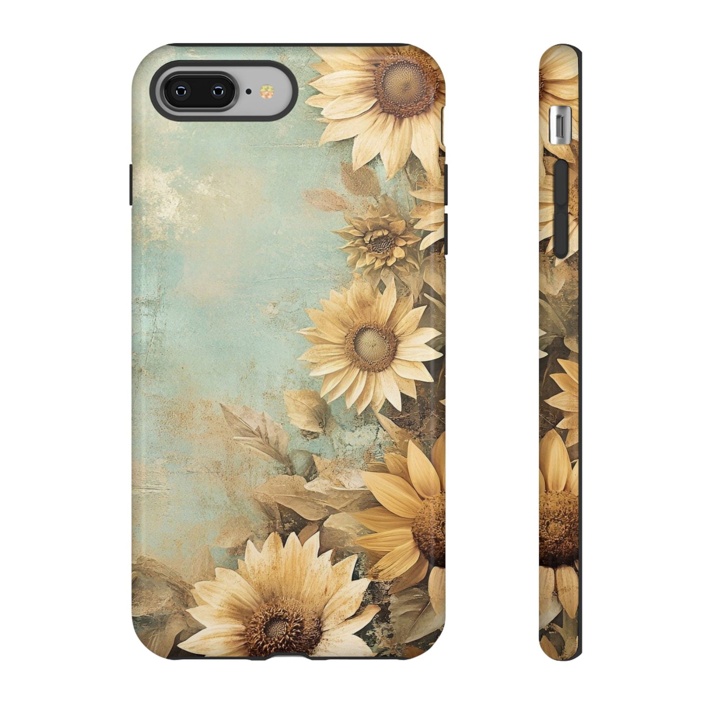 Sunflower Phone Case, Tough Shell Floral Cover, Nature Inspired Gift, Durable Protective Case, Perfect for Spring and Summer