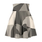 Stylish Women's Skater Skirt, Trendy AOP Fashion, Perfect for Parties & Casual Days, Geometric Print, Unique Apparel
