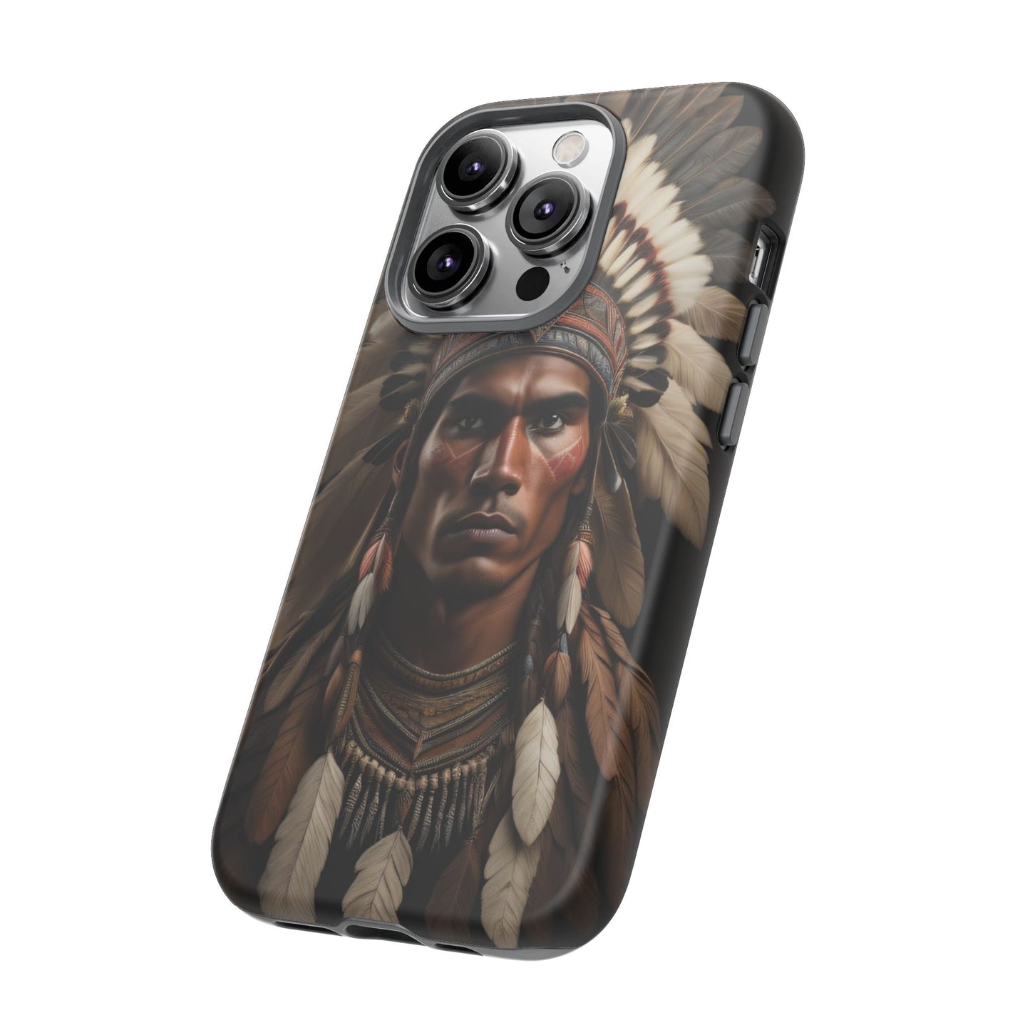 Native American Art Phone Case, Strong Culture Design, Unique Gift for Him or Her, Tough Cases, Customizable Protector, Tribal Style