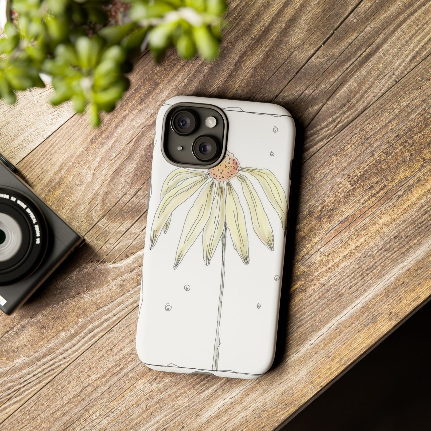 Flower Phone Case with Delicate Design, Tough Phone Cover, Nature Lover Gift, Floral Tech Accessory, Stylish Phone Protection