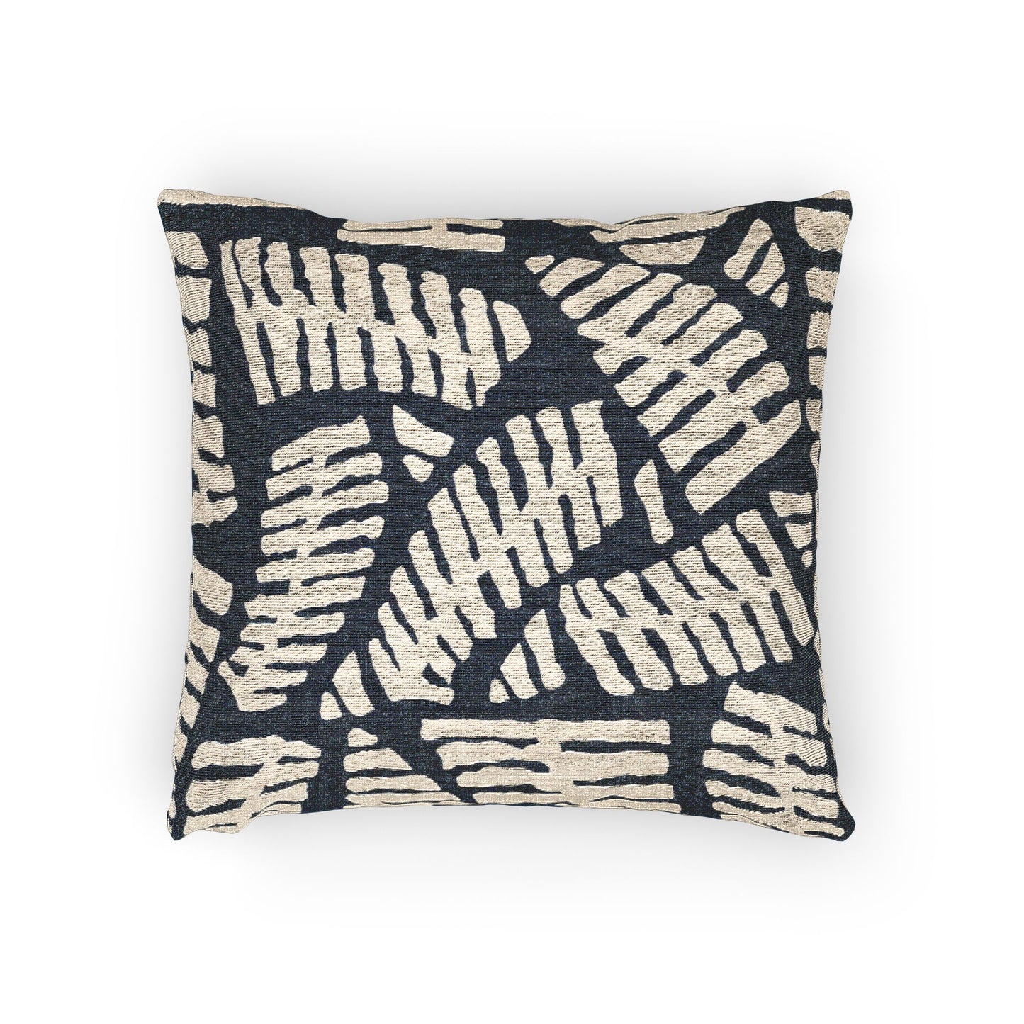 Bohemian Woven Pillow, Textured Home Decor, Boho Chic Cushion, Woven Throw Pillow, Coastal Living Accent, Natural Fabric Pillow