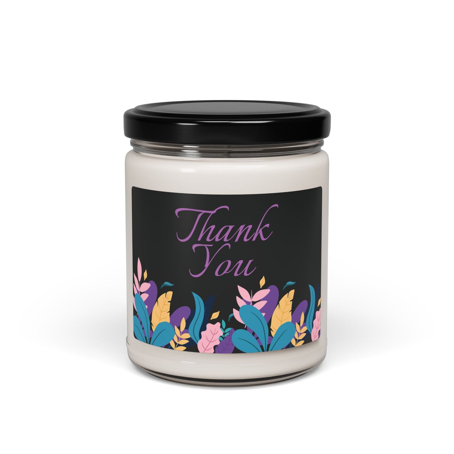 Thank You Scented Soy Candle — 9oz Floral Thank-You Gift Candle