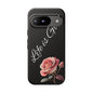 Floral Phone Case - Life is Good, Tough Phone Cover, Gift for Her, Rose Design, Personalized Phone Accessory, Stylish Tech Protector