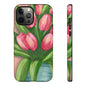 Floral Phone Case with Vibrant Tulips - Tough Cases for Garden Lovers, Spring Gifts, Nature Enthusiasts, Unique Gadget Accessories, [...]