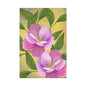 Matte Canvas, Stretched, 1.25" Tulips Pink and Purple Flowers