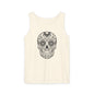 Skull Design Tank Top - Unisex, Cotton Muscle Tee for Festivals