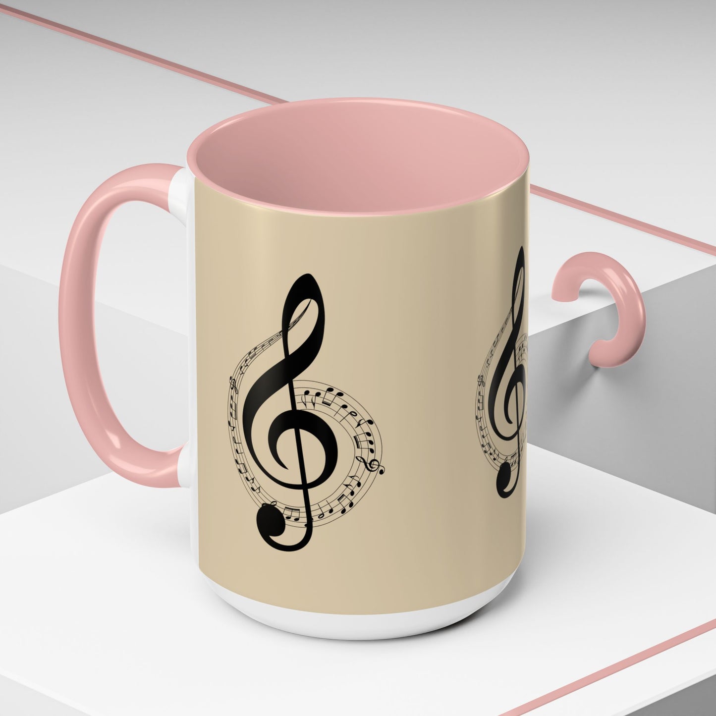 Musical Notes Coffee Mug - Perfect Gift for Music Lovers