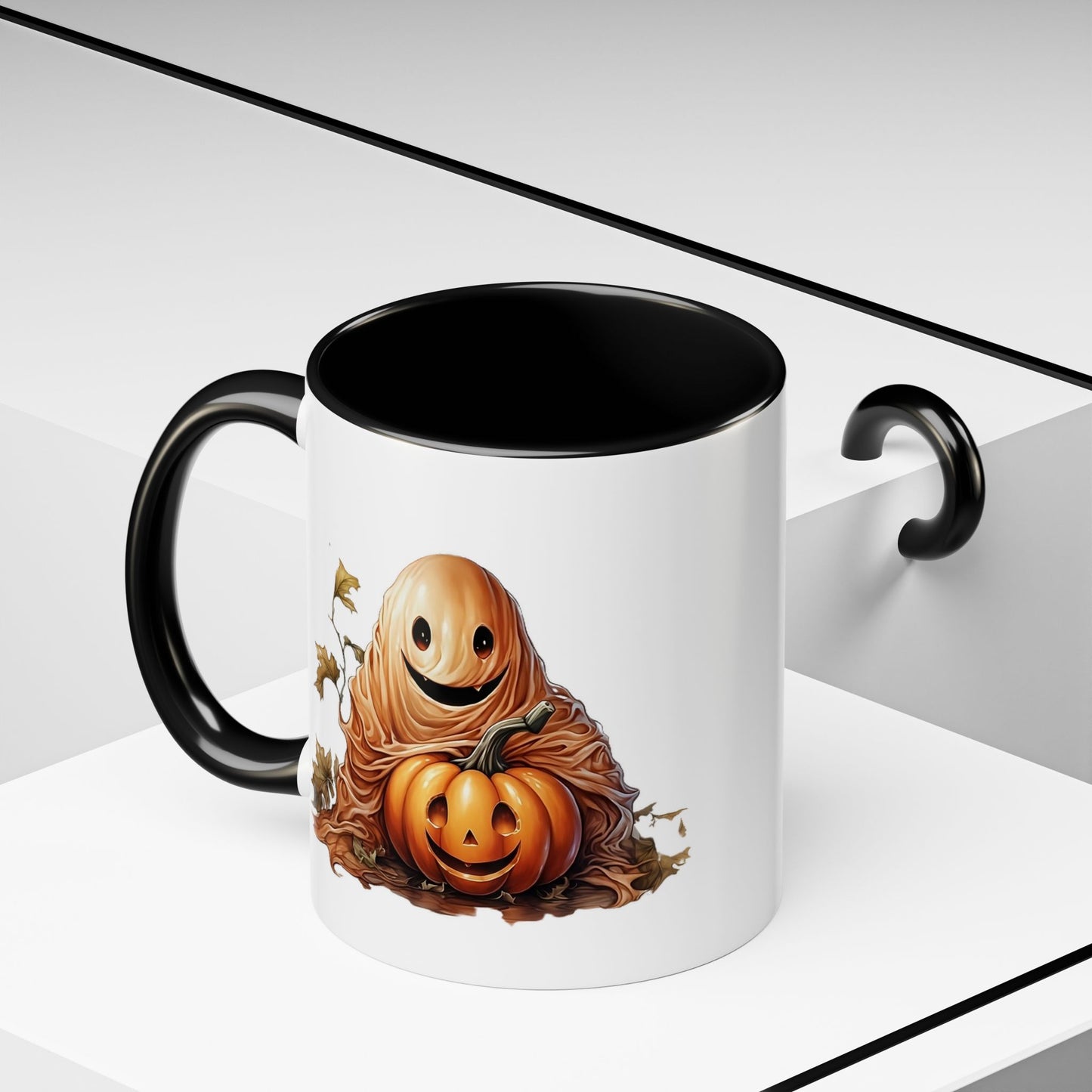 Whimsical Halloween Coffee Mug | Pumpkin-Inspired Drinkware, Cute Fall Decor, Gift for Pumpkin Lovers, Cozy Autumn Vibe