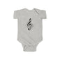 Musical Note Infant Bodysuit - Perfect Baby Gift, Newborn Outfit, Cute Music Onesie, Baby Shower Clothes, Toddler Music Love