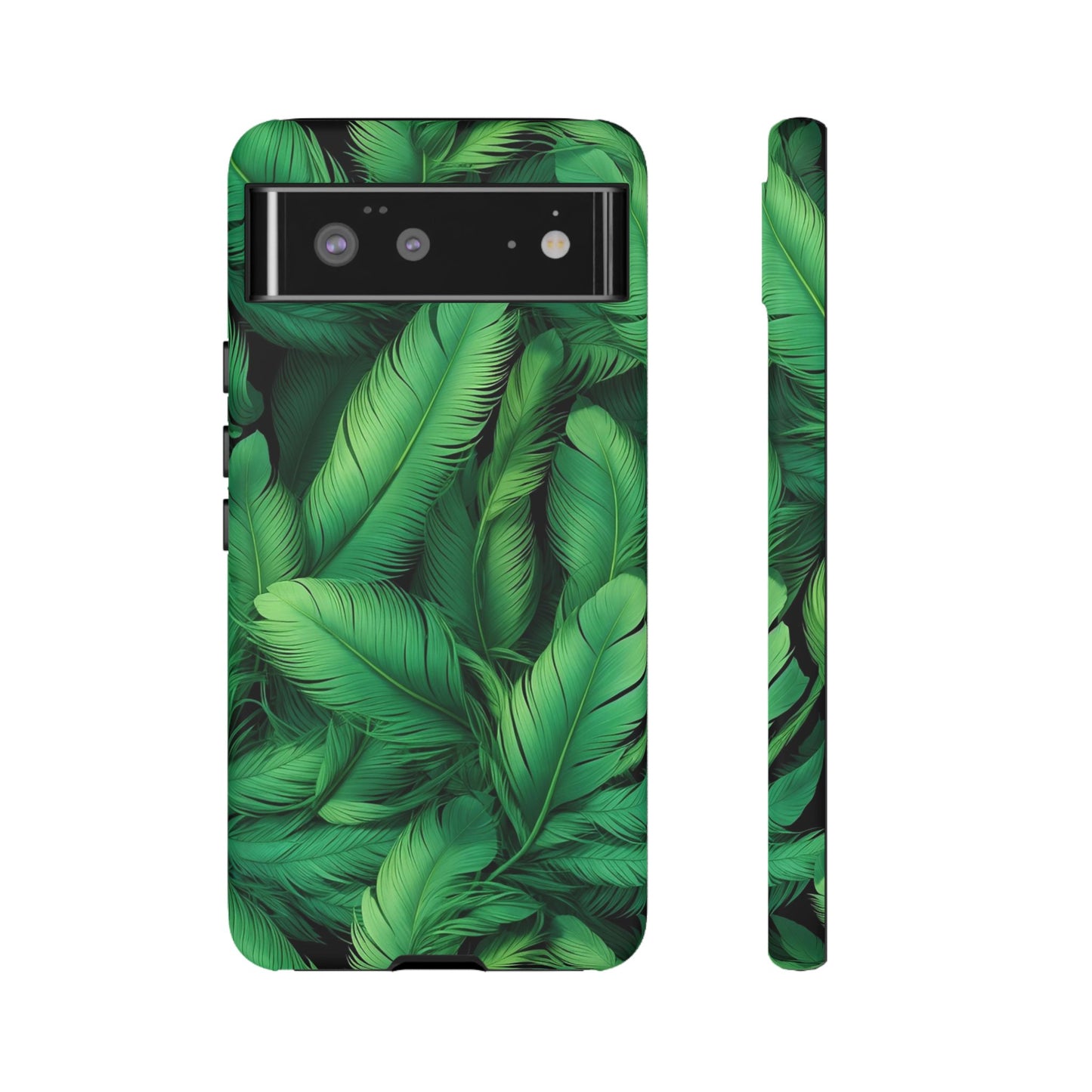 Tough Cases - Tropical Leaf Phone Case, Nature-inspired, Phone Accessory, Gift for Her, Jungle Theme, Eco-Friendly