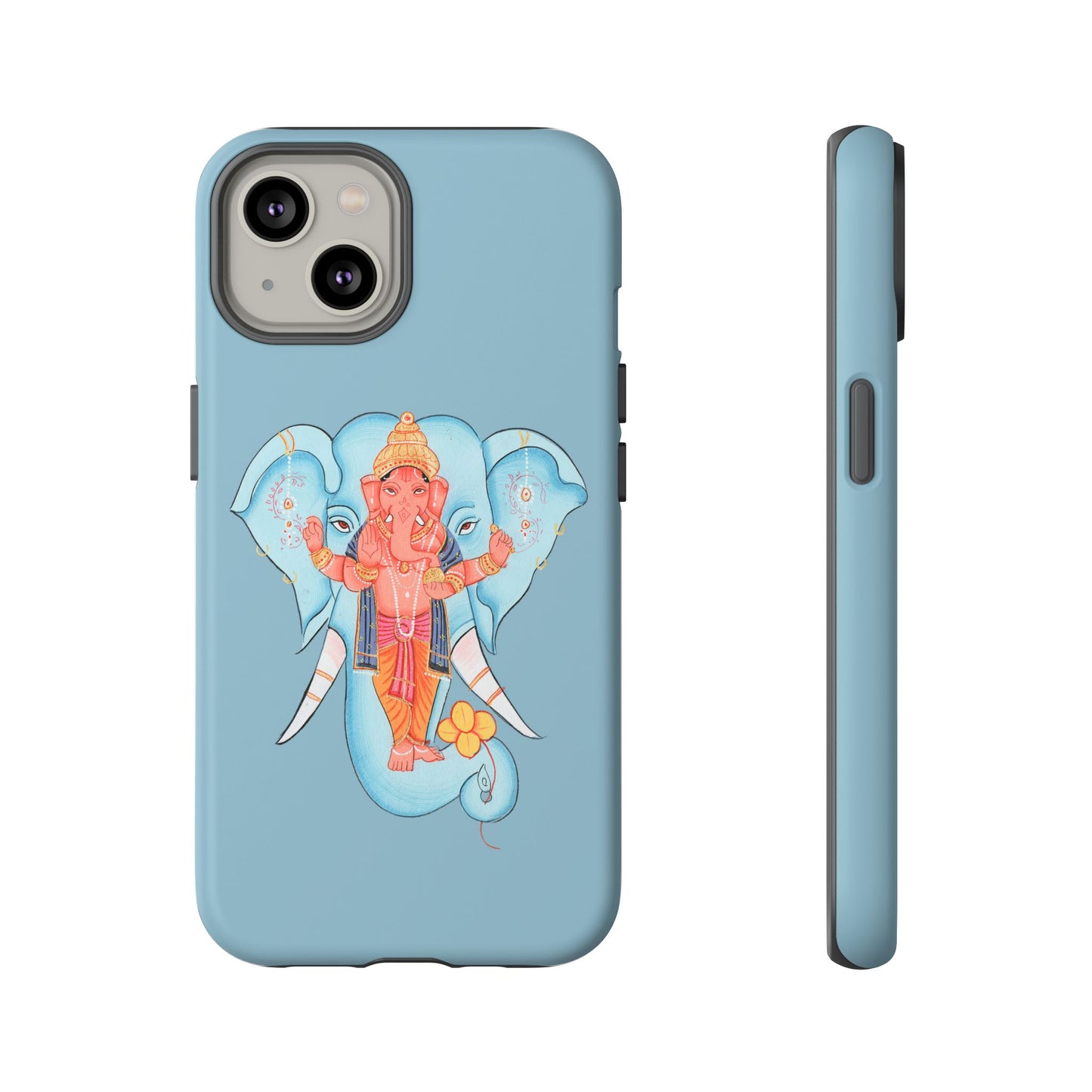 Tough Cases: Ganesh-Inspired Phone Case, Bohemian Phone Cover, Hindu Art Accessory, Festival Gift, Protective Phone Shell