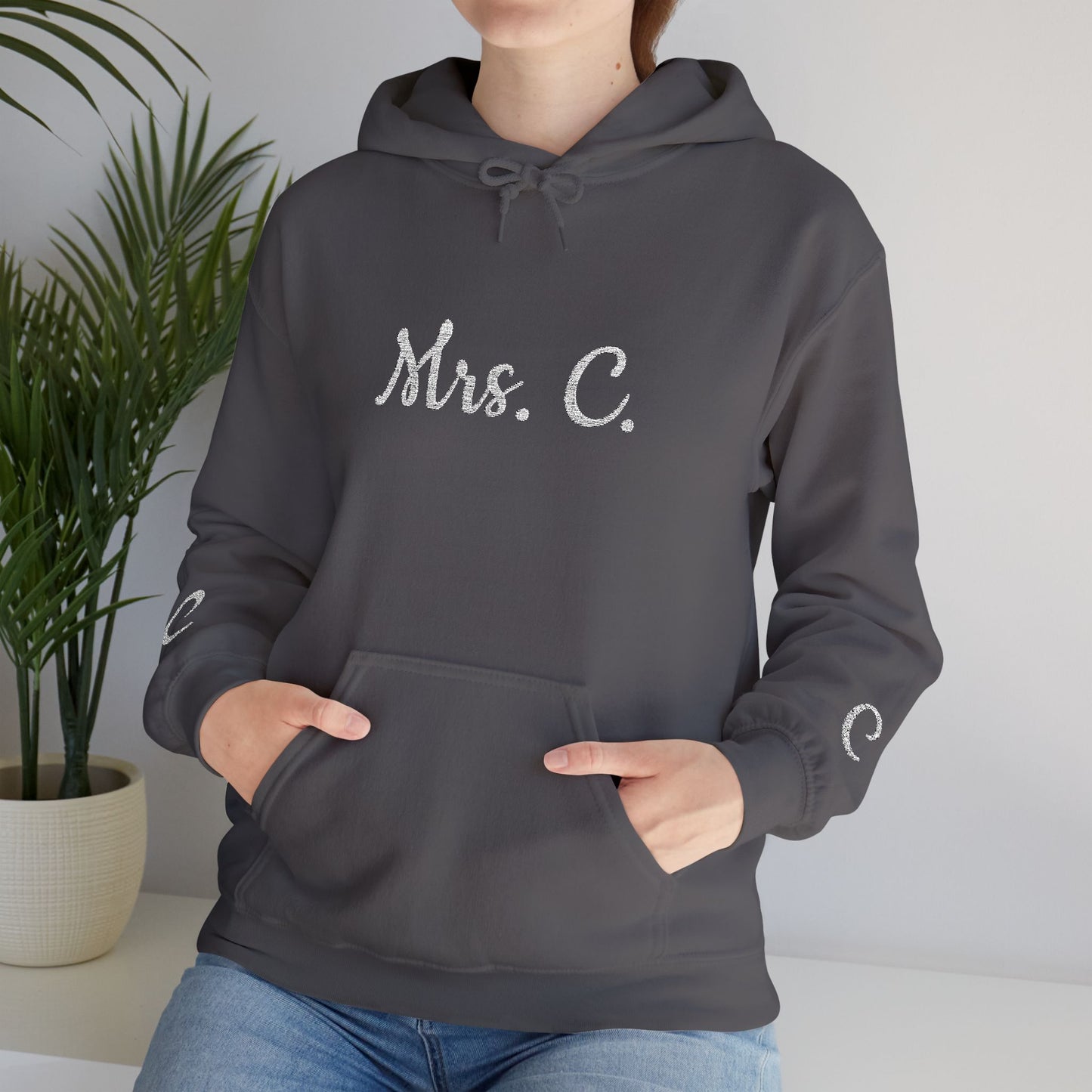 Personalized Hooded Sweatshirt, Gift for Teachers, Proud Teacher Apparel, Birthday Gift, Customized Sweatshirt