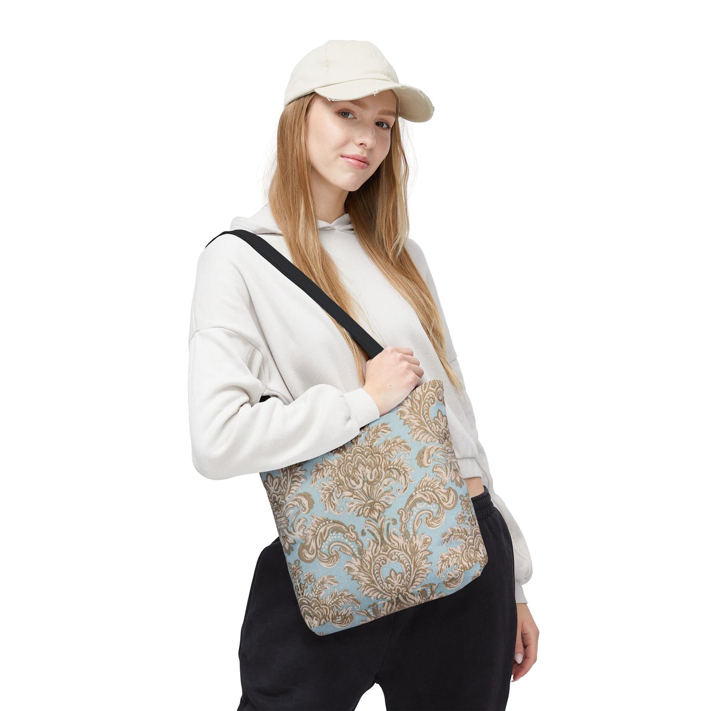 Chic Floral Tote Bag, Stylish Everyday Bag, Travel Tote, Shopper's Essential, Gift for Her, Beach Bag