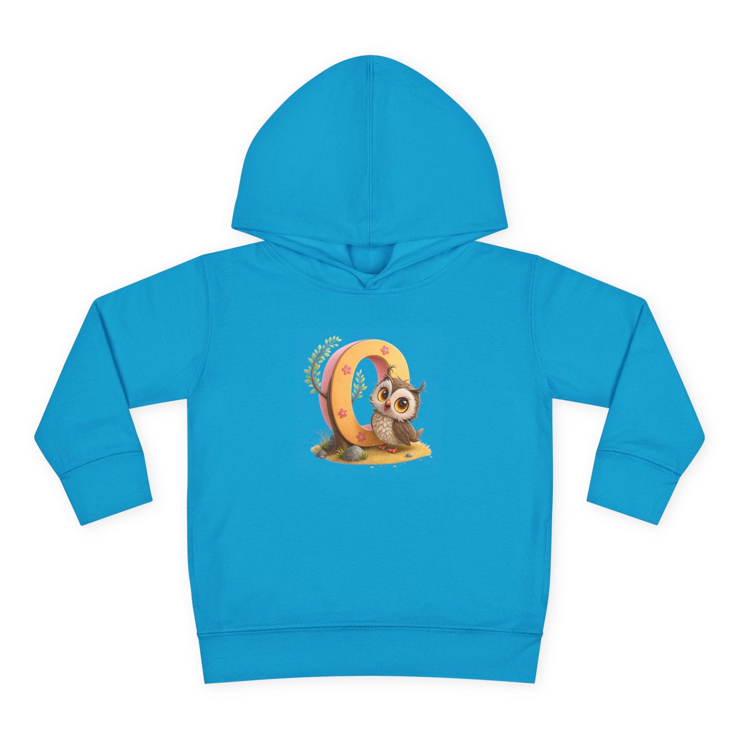 Adorable Toddler Owl Pullover Fleece Hoodie, Cute Kids Hoodie, Owl Design, Cozy Toddler Apparel, Perfect for Gifts and Playtime