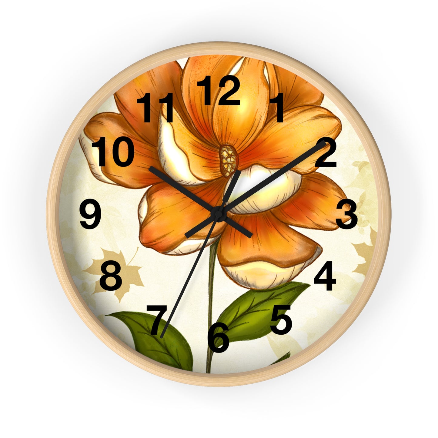 Floral Beauty Wall Clock, Nature-Inspired Home Decor, Elegance for Living Room, Perfect Gift for Flower Lovers, Kitchen Clock, Unique [...]