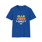 Good Vibes Only T-Shirt — Retro Smiley Graphic Tee