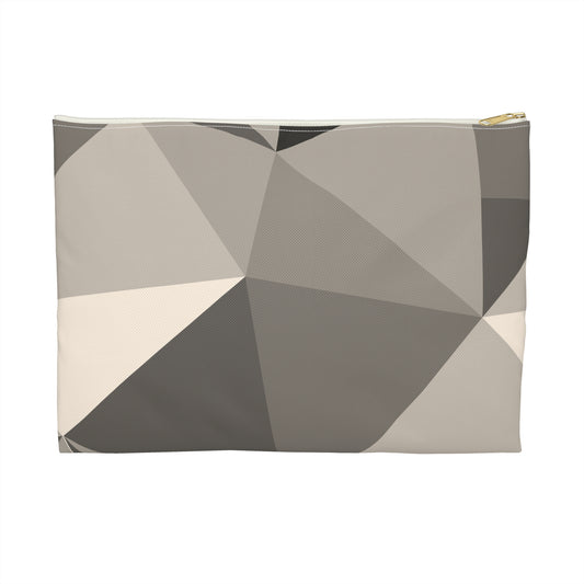 Modern Geometric Accessory Pouch, Stylish Makeup Bag, Travel Organizer, Gift for Her, Trendy Purse, Daily Essentials Holder