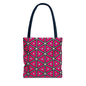 Vibrant Geometric Tote Bag, Trendy Shopping Tote, Cute Carry-All