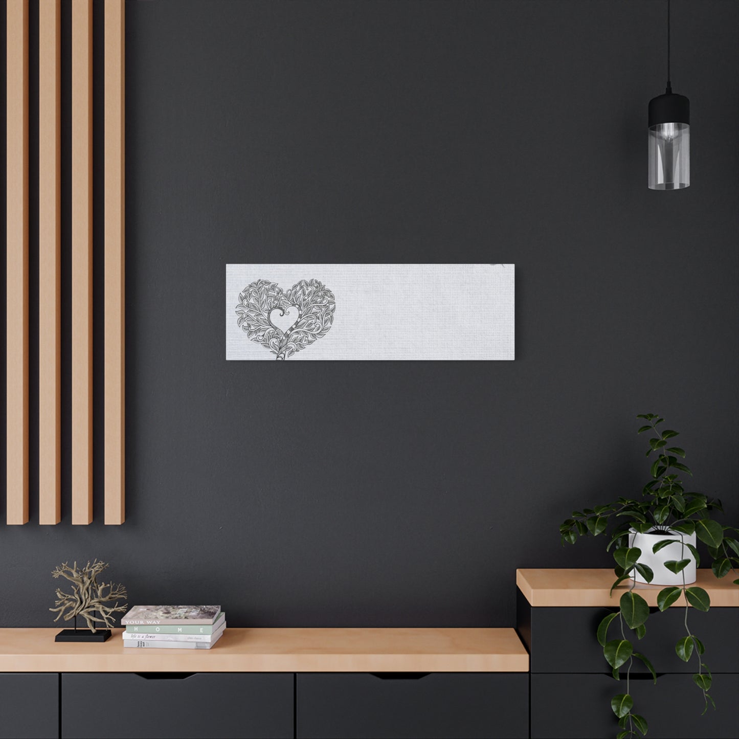 Matte Canvas, Stretched, 1.25" - Heart Tree