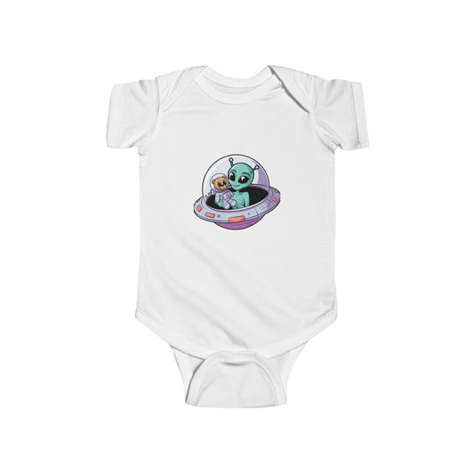 Cute Alien Baby Bodysuit, Adorable Gift for Newborns, Baby Shower Outfit, Infant Apparel, Great for Space Lovers