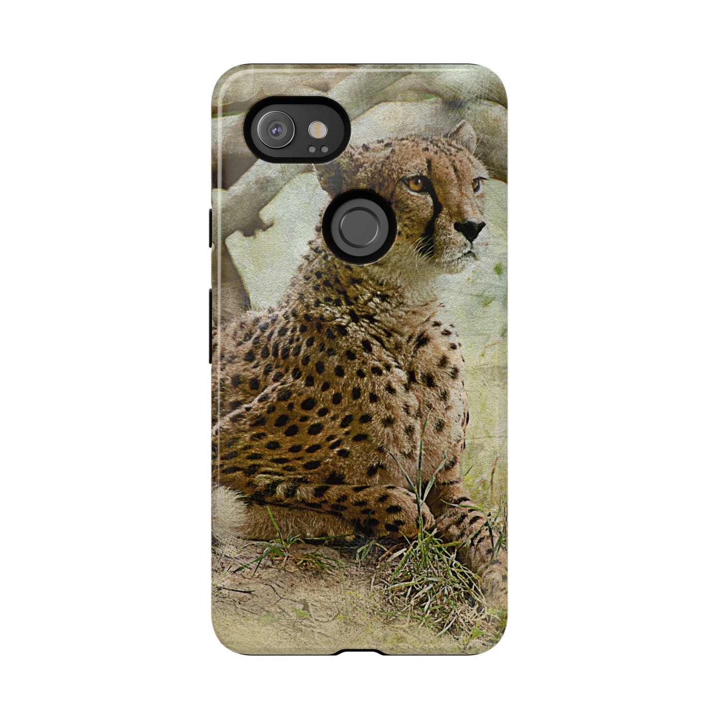 Cheetah Phone Case, Tough Cases, Animal Lover Gift, Wildlife Protection, Eco-Friendly Mobile Cover, Unique Phone Accessory