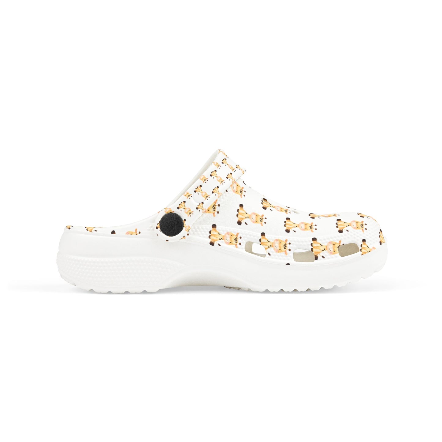 Kids Giraffe Print EVA Foam Clogs — Cute Animal Slip-On Sandals for Toddlers & Little Kids
