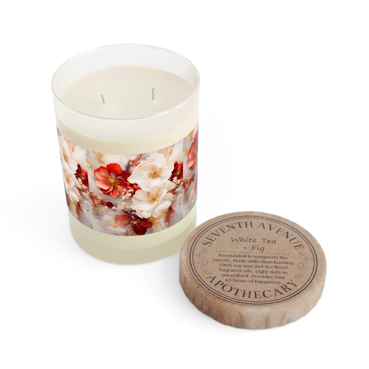 Floral Scented Candle - Relaxing Home Decor, Aromatherapy Gift, Candle for Spa, Gift for Her, Mother's Day, Home Fragrance