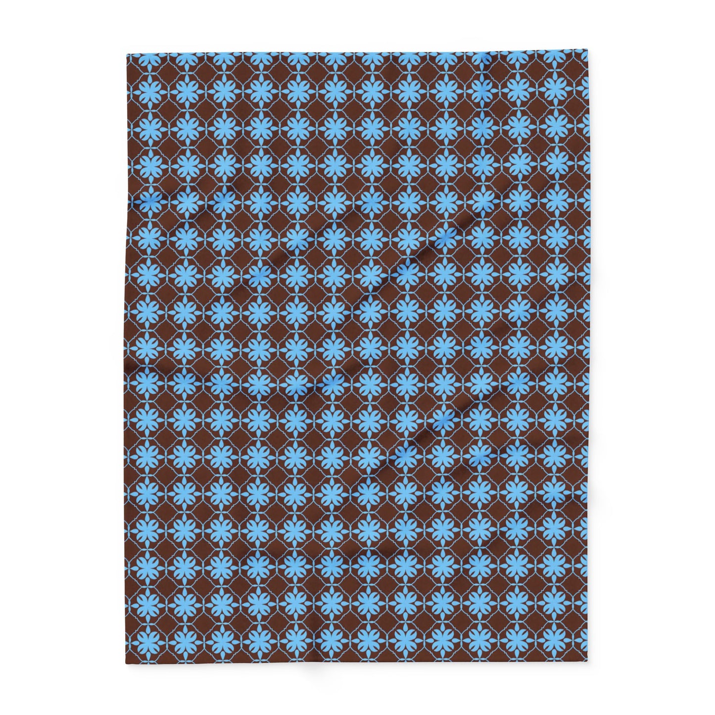 Cozy Arctic Fleece Blanket, Snowflake Pattern Throw, Winter Decor, Gift for Home, Outdoor Blanket, Holiday Blanket