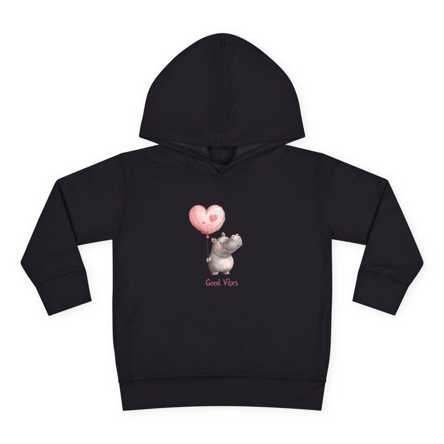 Good Vibes Toddler Hoodie, Cute Kids Pullover, Fleece Jacket, Fun Gifts for Toddlers, Baby Shower Present, Birthday Outfit