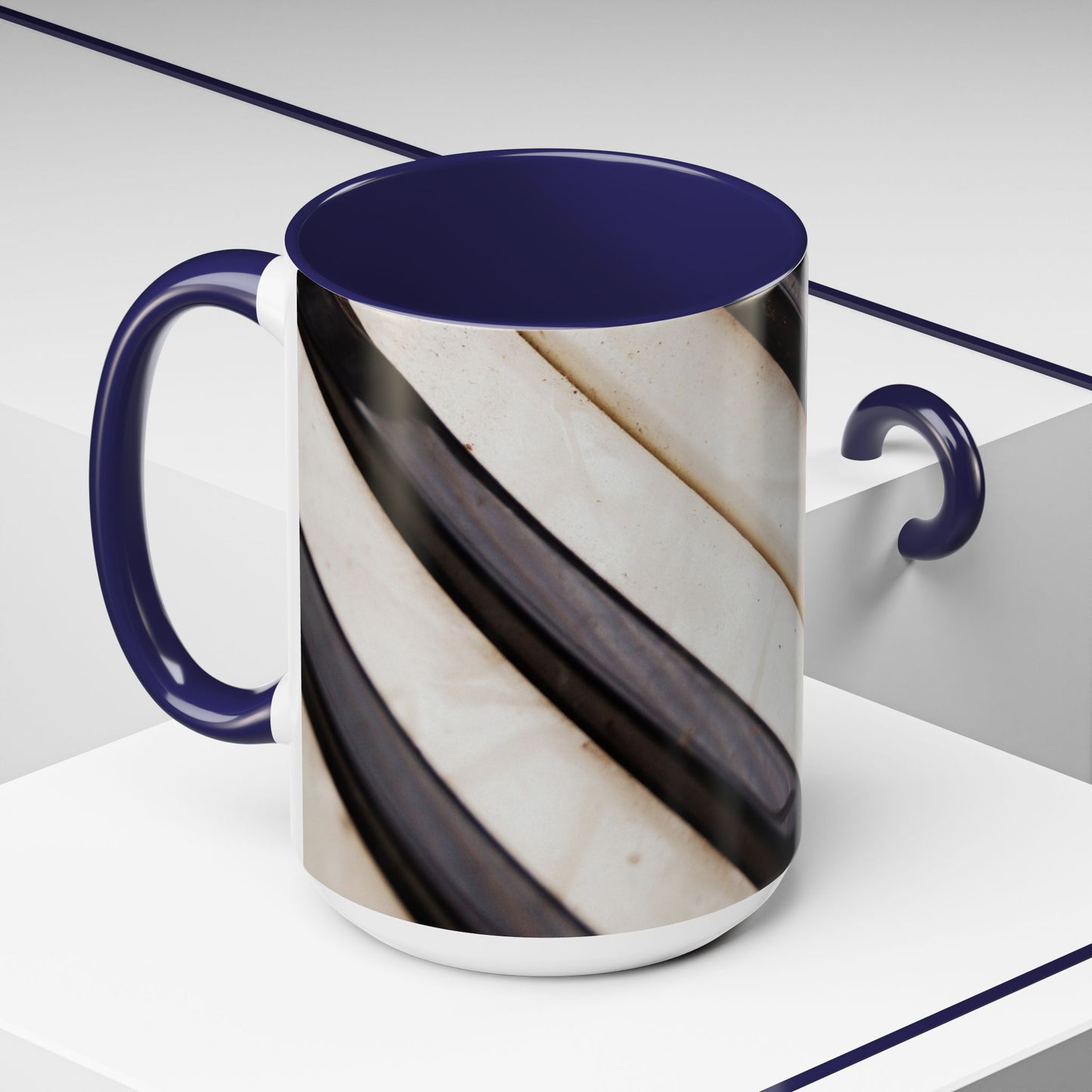 Musical Accent Coffee Mug | Piano Design, Coffee Lover Gift, Musician Mug, Stylish Drinkware, Home & Office Decor