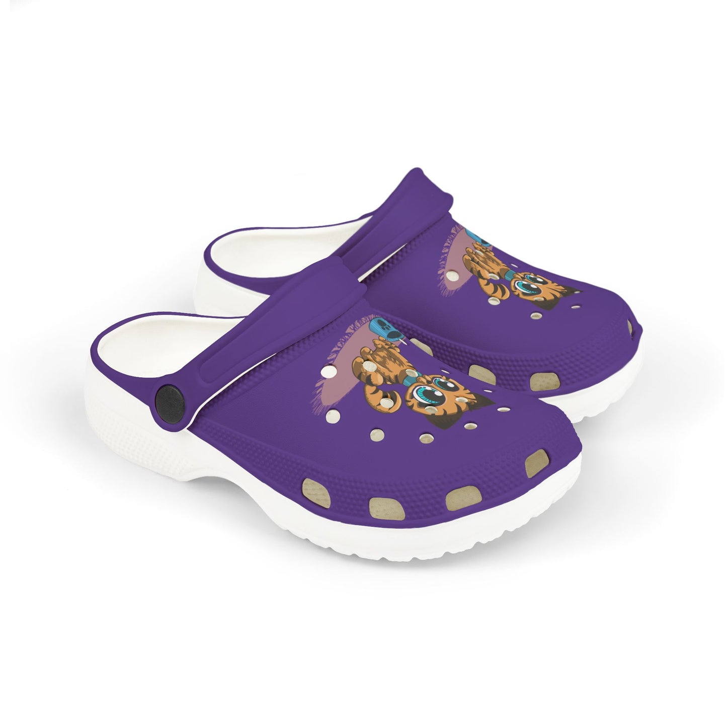 Adorable Kids' EVA Foam Clogs - Fun Tiger Design for Playtime, Summer Shoes, Garden Wear, Birthday Gift, Pool Sandals