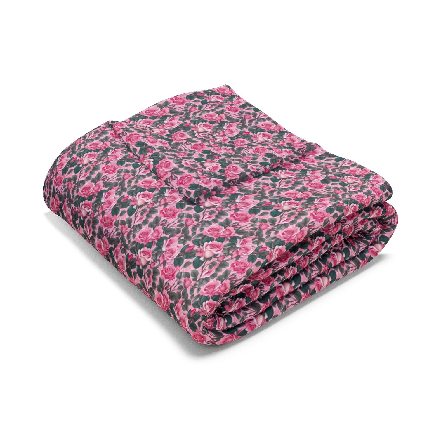 Cozy Floral Fleece Blanket | Gift for Home Decor, Warm Throw for Winter, Bed or Couch Accessory, Birthday, Housewarming