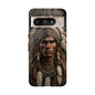Native American Art Phone Case, Strong Culture Design, Unique Gift for Him or Her, Tough Cases, Customizable Protector, Tribal Style