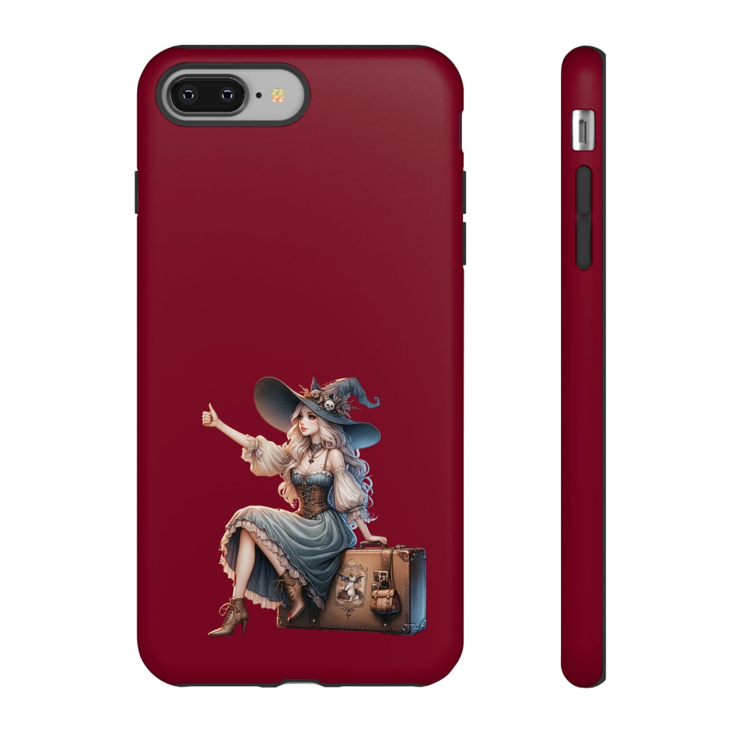 Witchy Phone Case - Magical, Durable - Halloween Gift, Cosplay Accessory, Cute Witch Design