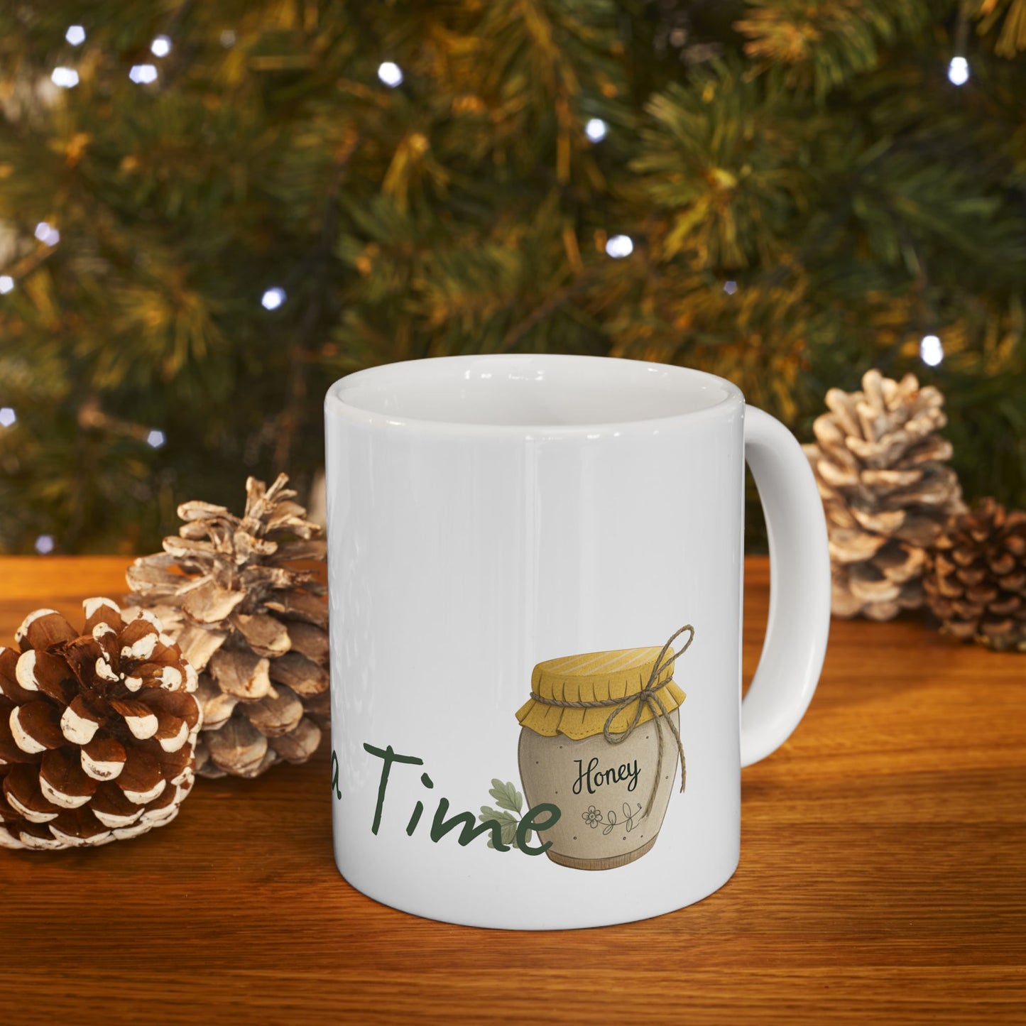 Tea Time Ceramic Mug - Perfect for Tea Lovers, Gift for Friends, Home Decor, 11oz 15oz