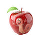 Whimsical Apple Worm Kiss-Cut Stickers - Cute Decals for Laptops, Scrapbooking, Journals, Kids’ Crafts, Party Favors