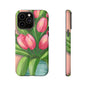 Floral Phone Case with Vibrant Tulips - Tough Cases for Garden Lovers, Spring Gifts, Nature Enthusiasts, Unique Gadget Accessories, [...]