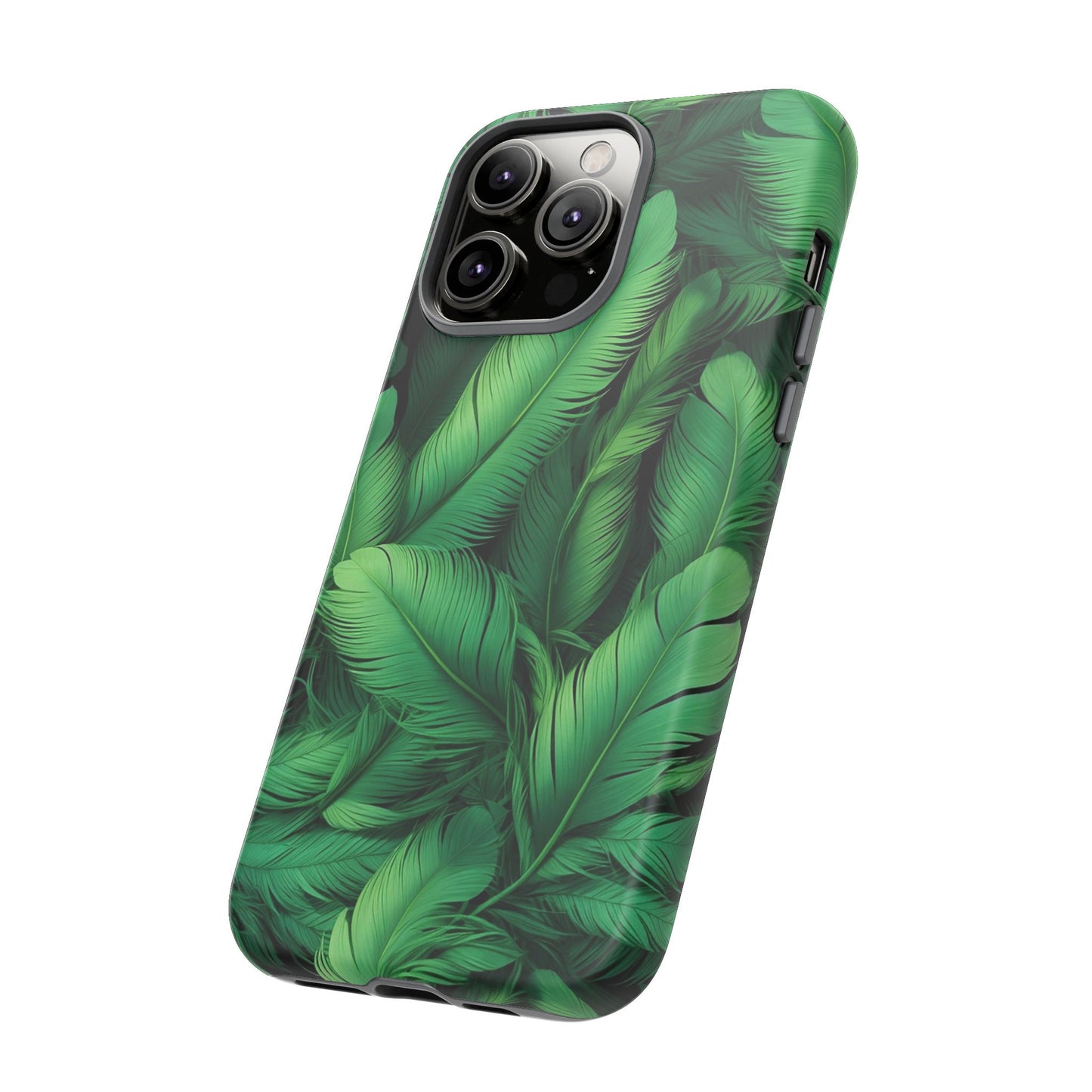 Tough Cases - Tropical Leaf Phone Case, Nature-inspired, Phone Accessory, Gift for Her, Jungle Theme, Eco-Friendly