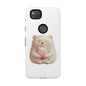 Cute Bear Phone Case, Tough Cases, Animal Lover Gift, Kids Accessories, Mother’s Day, Heartwarming Design