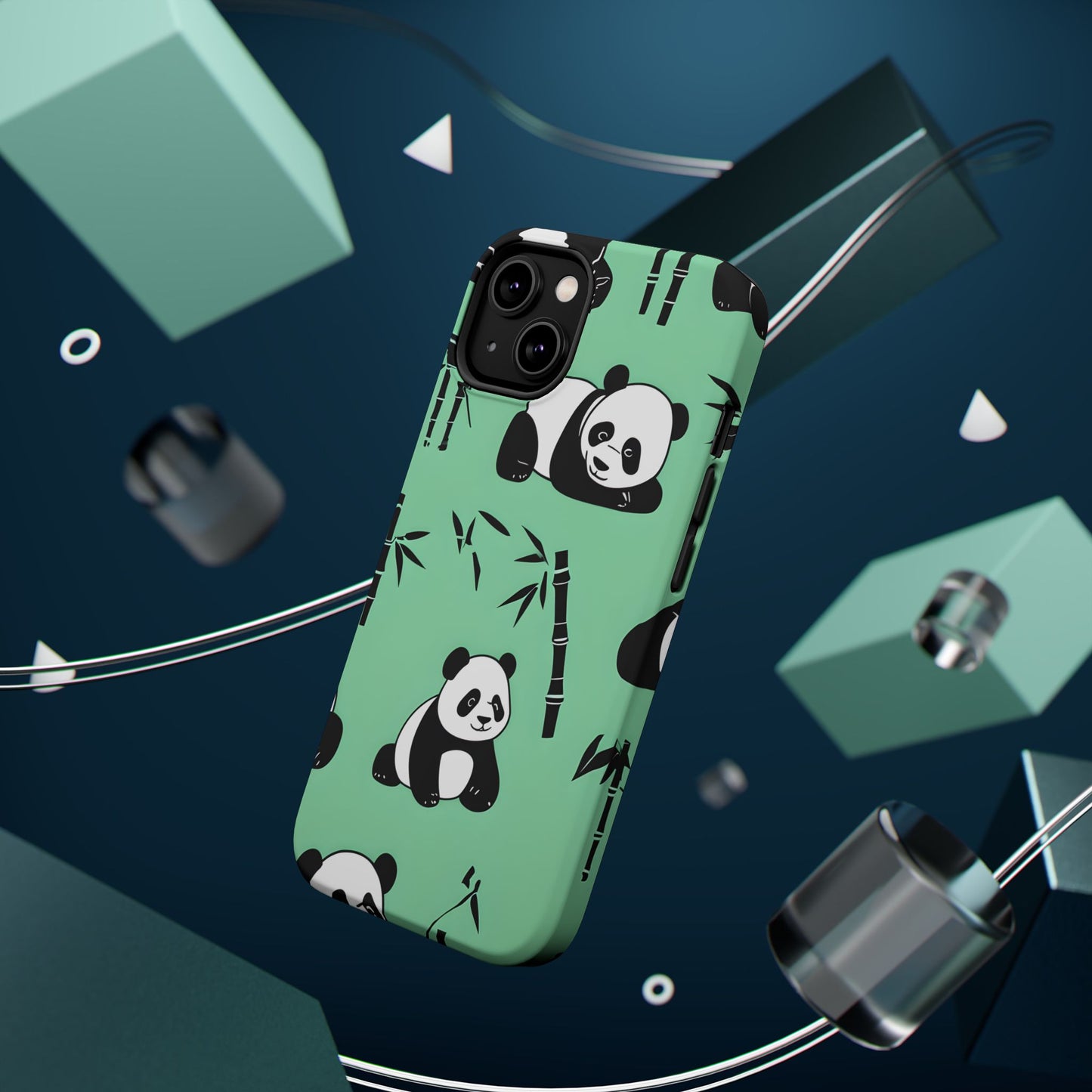 Panda Bamboo Magnetic Impact-Resistant Phone Case