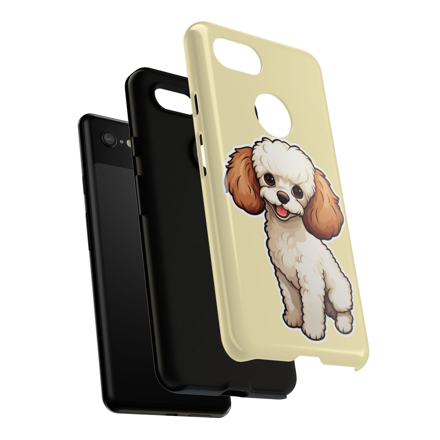Cute Dog Phone Case, Pet Lover Gift, Custom Phone Cover, Cartoon Dog Case, Durable Phone Accessory
