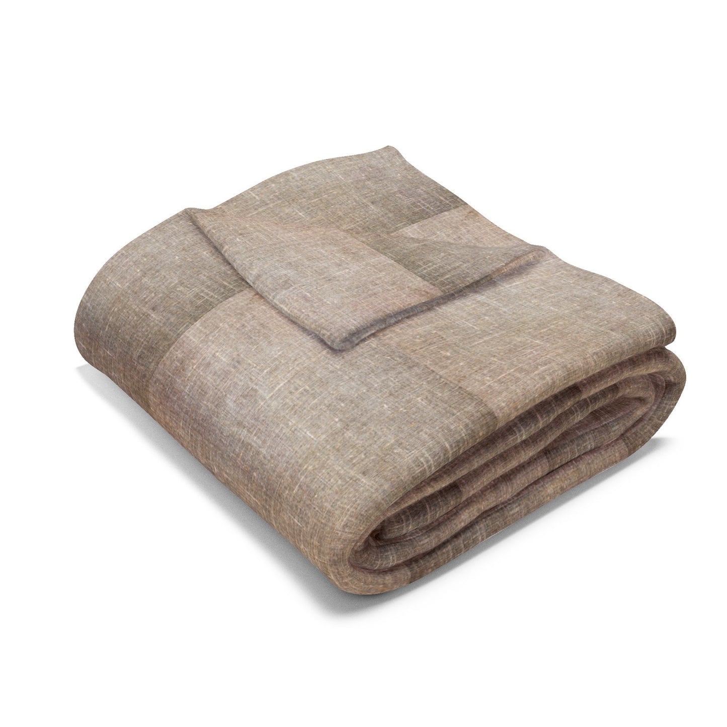 Cozy Minimalist Arctic Fleece Blanket | Soft Throw for Home, Gift for Winter, Sofa Cover, Bedspread, Travel Blanket