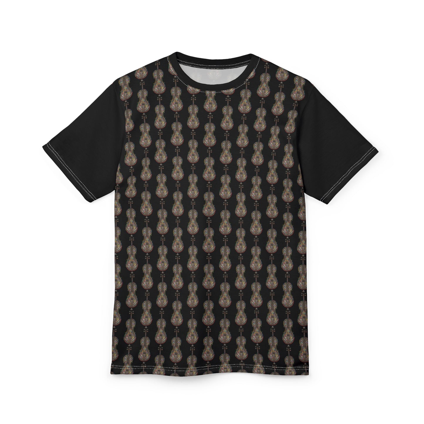 Musical Pattern Unisex Tee, Unique Music Lover Gift, Casual Fashion, Trendy Tee for Every Occasion, Perfect for Concerts & Gatherings