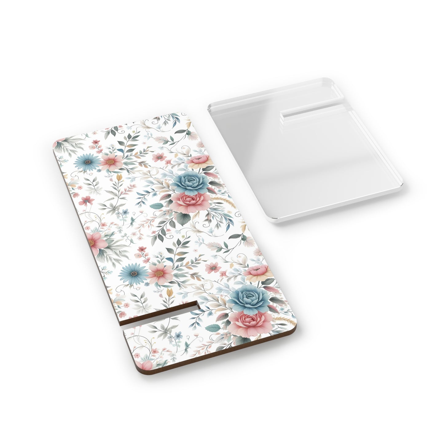 Floral Mobile Display Stand for Smartphones, Elegant Phone Holder, Gift for Her, Desk Organizer, Home Decor, Mother's Day