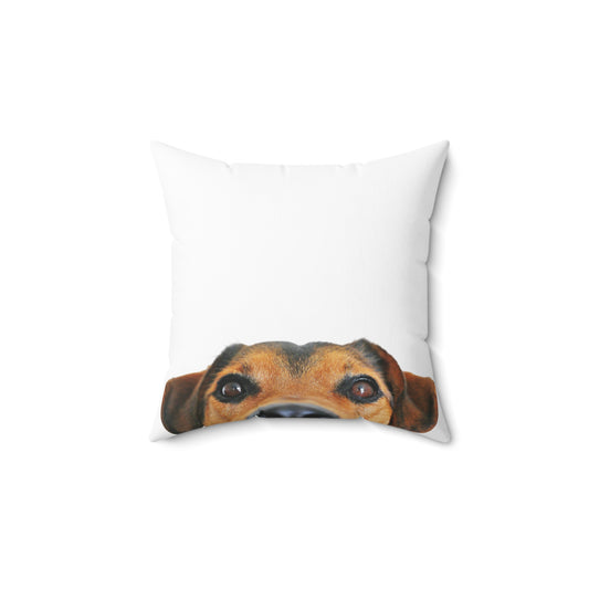 Cute Dog Face Pillow, Pet Lover's Gift, Decorative Cushion, Home Decor, Dog Mom/Dad Present, Animal Lover's Decor