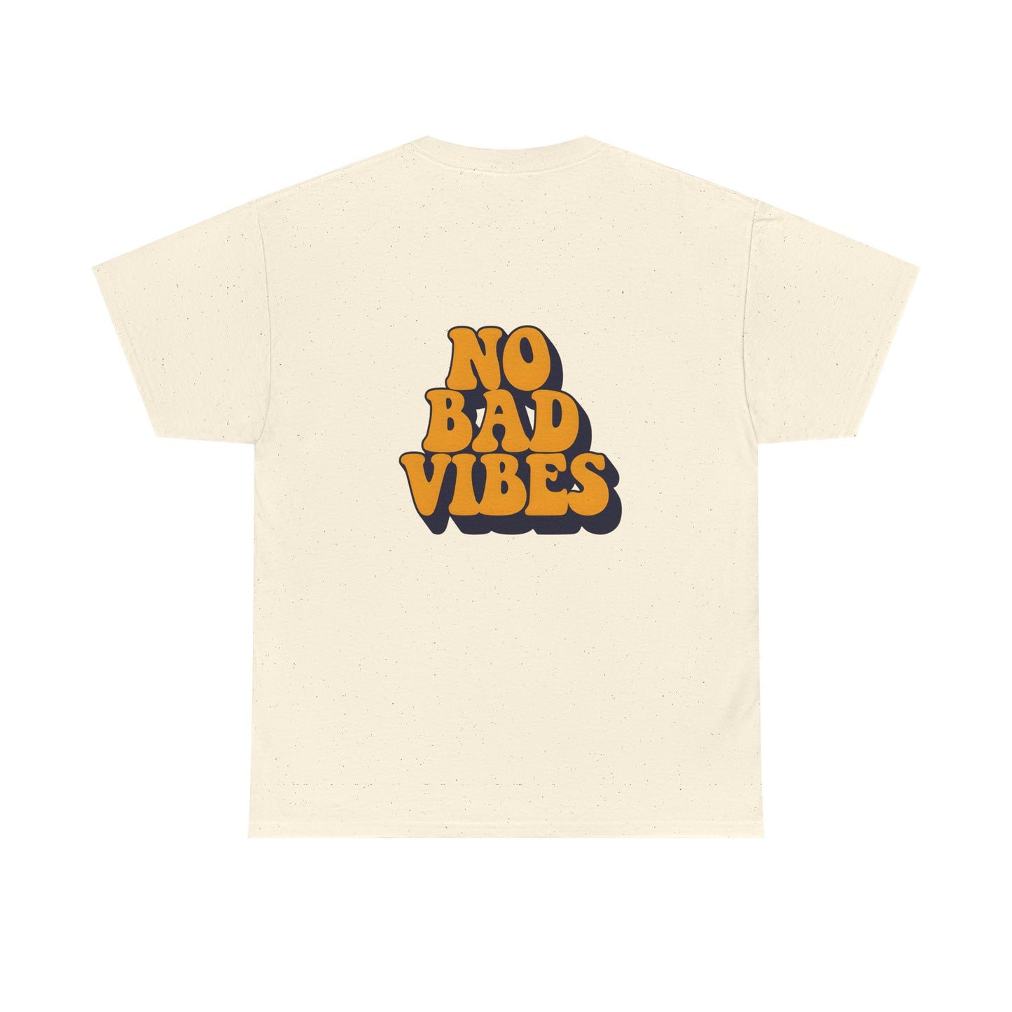 Good Vibes Only Unisex Heavy Cotton Tee, Casual Tee, Positive Message Shirt, Summer Fashion, Gift for Friends, Outdoor Wear