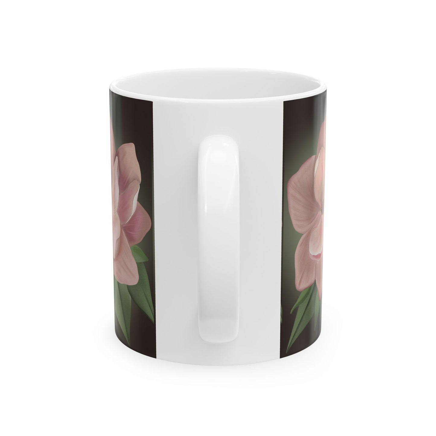 Floral Ceramic Mug - Aesthetic Coffee Cup, Flower Mug, Gift for Her, Botanical Drinkware, Mother's Day Gift, Home Decor