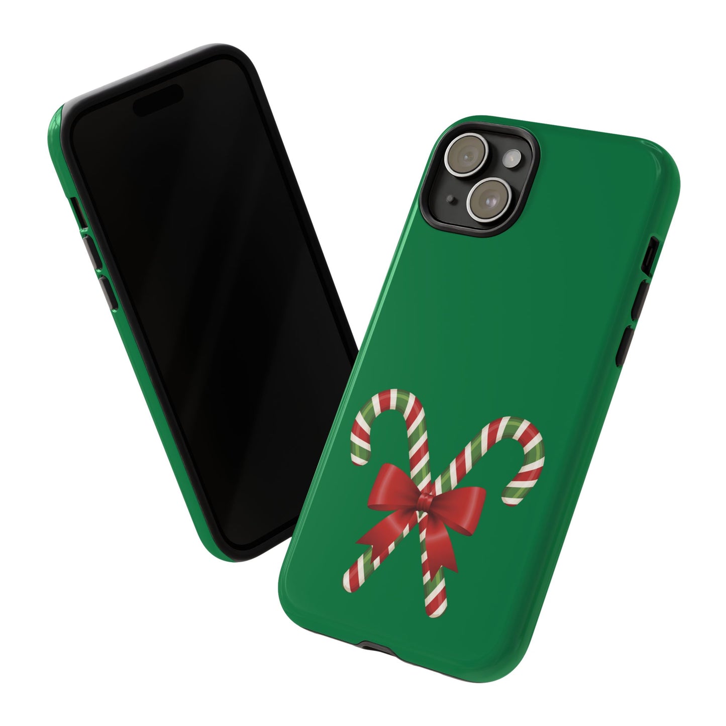 Candy Cane Phone Case: Holiday Spirit, Festive Gift, Cute Accessories, Christmas Decor, Seasonal Style