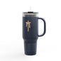 Insulated Travel Mug, 40oz - Perfect for Coffee Lovers & Outdoor Adventures | Great Gift for Holidays, Road Trips, Personal Use