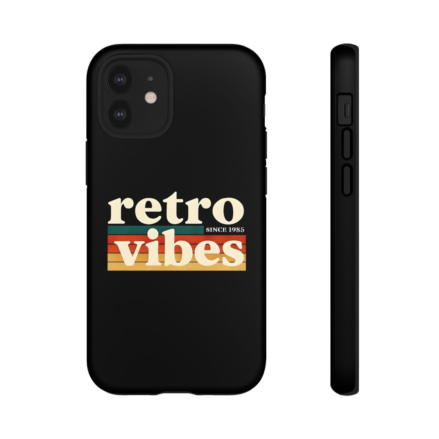 Retro Vibes Phone Case, Tough Phone Cover, Vintage Style Case, Gift for Music Lovers, Retro Aesthetic Accessory